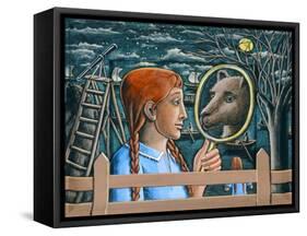 Mirror-PJ Crook-Framed Stretched Canvas