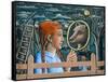 Mirror-PJ Crook-Framed Stretched Canvas