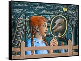 Mirror-PJ Crook-Framed Stretched Canvas