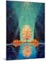 Mirrored Magic Tree-Valery Rybakow-Mounted Art Print