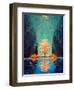 Mirrored Magic Tree-Valery Rybakow-Framed Art Print