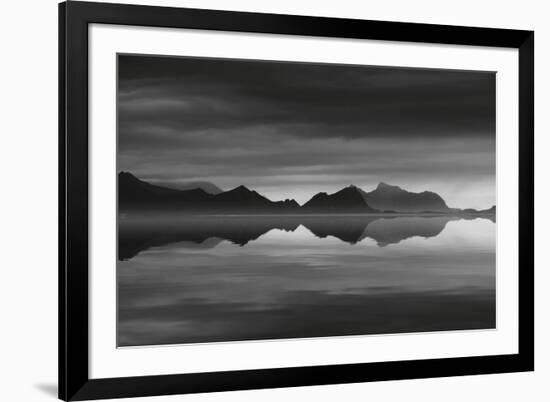 Mirrored Silver Sea-Andreas Stridsberg-Framed Giclee Print