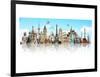 Mirrored World Monuments-null-Framed Premium Giclee Print