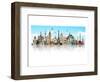 Mirrored World Monuments-null-Framed Art Print