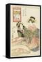 Mirros of Actor Parodies, Sawamura Gennosuke as Fujiya Izaemon, January 1807-Utagawa Toyokuni-Framed Stretched Canvas