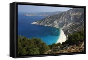 Mirtos Beach, Kefalonia, Greece-Peter Thompson-Framed Stretched Canvas