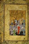 A Princely Hawking Party in the Mountains, C1575-Mirza Ali-Mounted Giclee Print