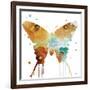 Mis Flores Butterfly II-Patricia Pinto-Framed Art Print