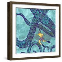 Misadventure III-Alicia Ludwig-Framed Art Print