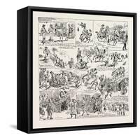 Misadventures in Mexico, 1888-null-Framed Stretched Canvas