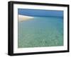 Misali Island and Surrounding Reef, known as Misali Island Marine Conservation Area, Zanzibar-Paul Harris-Framed Photographic Print