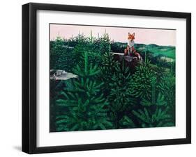Mischevious Red Fox-Stan Galli-Framed Giclee Print