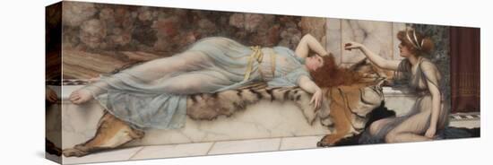 Mischief and Repose, 1895-John William Godward-Stretched Canvas