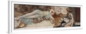 Mischief and Repose, 1895-John William Godward-Framed Giclee Print