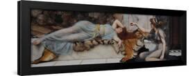 Mischief and Repose, 1895-John William Godward-Framed Giclee Print