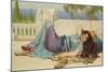 Mischief and Repose. 1909-John William Godward-Mounted Giclee Print