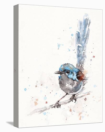 Mischief in the Making (Variegated Fairy Wren)-Sillier than Sally-Stretched Canvas