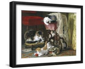 Mischief Makers-Henriette Ronner Knip-Framed Giclee Print