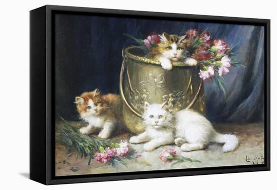 Mischief Makers-Leon Charles Huber-Framed Stretched Canvas