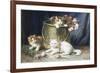 Mischief Makers-Leon Charles Huber-Framed Giclee Print