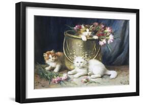 Mischief Makers-Leon Charles Huber-Framed Giclee Print