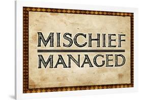 Mischief Managed Movie Print Poster-null-Framed Poster