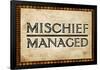 Mischief Managed Movie Print Poster-null-Framed Poster