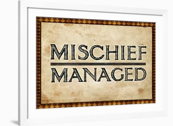 Mischief Managed Movie-null-Framed Art Print