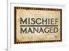 Mischief Managed Movie-null-Framed Art Print