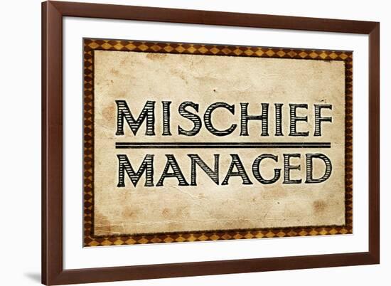 Mischief Managed Movie-null-Framed Art Print