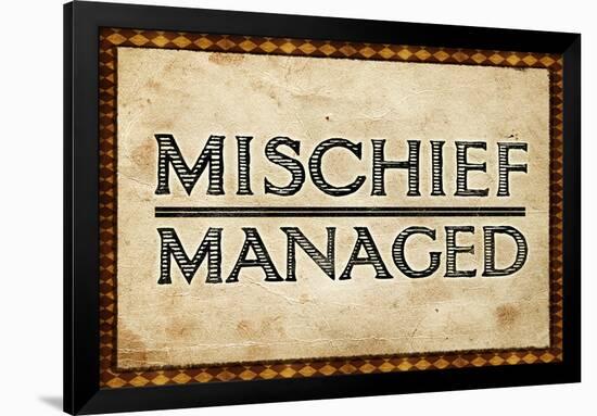 Mischief Managed Movie-null-Framed Art Print