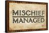 Mischief Managed-null-Framed Stretched Canvas