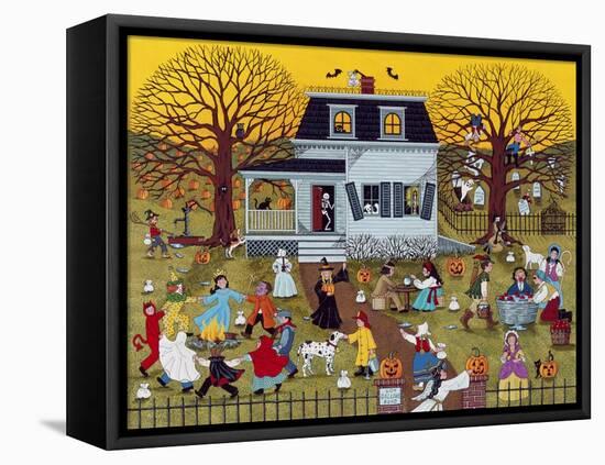 Mischief on Gallows Road-Sheila Lee-Framed Stretched Canvas