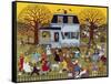 Mischief on Gallows Road-Sheila Lee-Framed Stretched Canvas