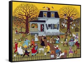 Mischief on Gallows Road-Sheila Lee-Framed Stretched Canvas