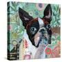 Mischievous Gardener-Judy Verhoeven-Stretched Canvas