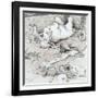 Mischievous Puppy-Cecil Aldin-Framed Giclee Print