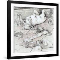 Mischievous Puppy-Cecil Aldin-Framed Giclee Print