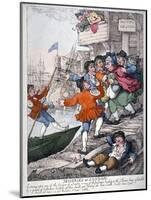 Miseries of London, 1812-Thomas Rowlandson-Mounted Giclee Print