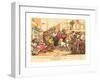 Miseries of London, Published 1807, Hand-Colored Etching, Rosenwald Collection-Thomas Rowlandson-Framed Giclee Print