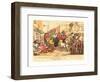 Miseries of London, Published 1807, Hand-Colored Etching, Rosenwald Collection-Thomas Rowlandson-Framed Giclee Print