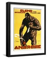 Misery and Destruction Follows Anarchy-Julius Ussy Engelhard-Framed Art Print