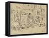 Misery at Home-Rodolphe Bresdin-Framed Stretched Canvas