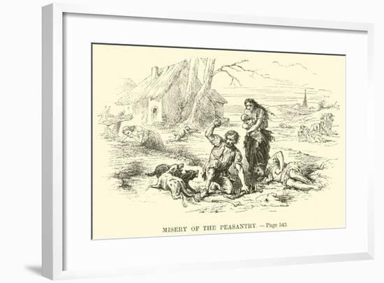 Misery of the Peasantry-null-Framed Giclee Print