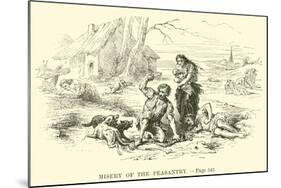 Misery of the Peasantry-null-Mounted Giclee Print