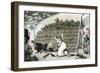 Misfortune in the Tulip Hall, C1816-Thomas Rowlandson-Framed Giclee Print