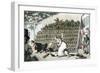 Misfortune in the Tulip Hall, C1816-Thomas Rowlandson-Framed Giclee Print