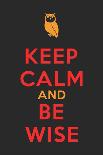 Keep Calm Poster-MishaAbesadze-Mounted Art Print