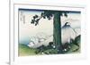 Mishima Pass in Kai Province-Katsushika Hokusai-Framed Premium Giclee Print