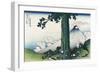 Mishima Pass in Kai Province-Katsushika Hokusai-Framed Art Print